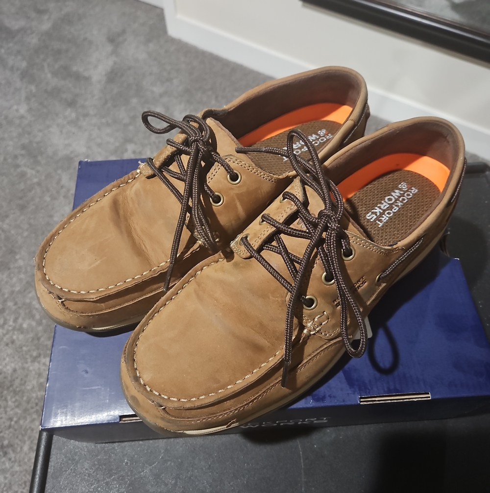 Rockport Works Steel Toe Shoes